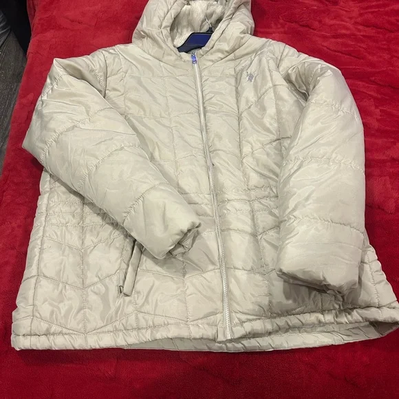 U.S. Polo Assn. Off-White Puffer Jacket - Picture 8 of 8
